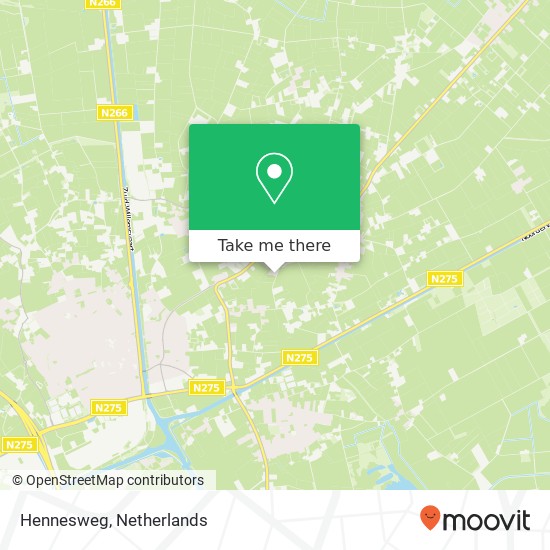 Hennesweg map