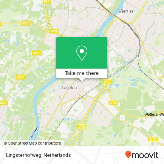 Lingsterhofweg Karte