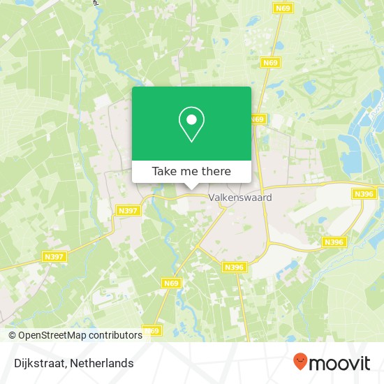 Dijkstraat map