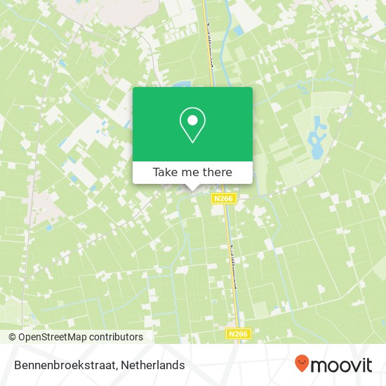 Bennenbroekstraat map