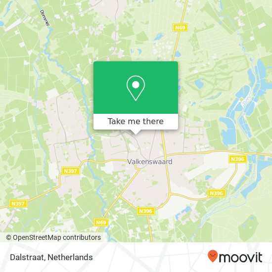 Dalstraat map