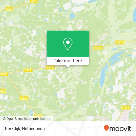 Kerkdijk map