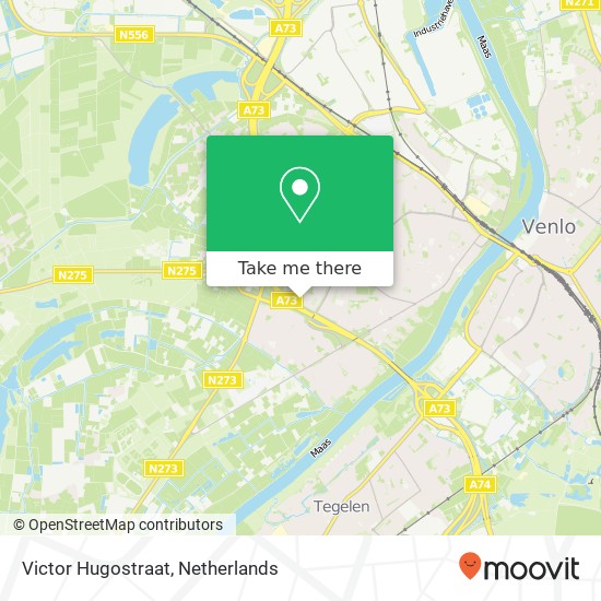 Victor Hugostraat map