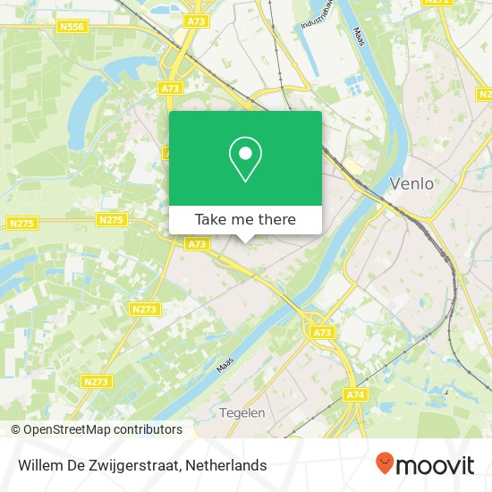 Willem De Zwijgerstraat Karte