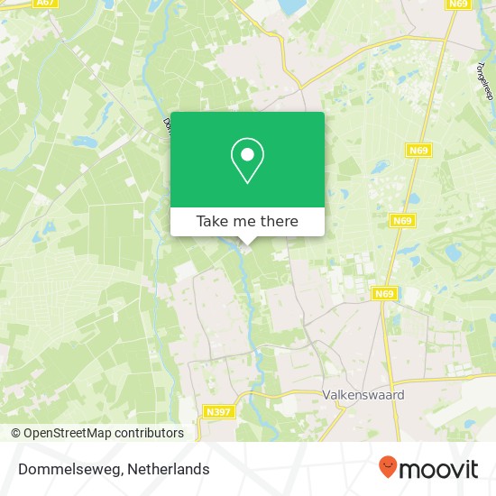 Dommelseweg map