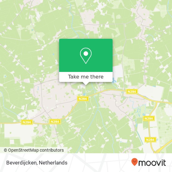 Beverdijcken map