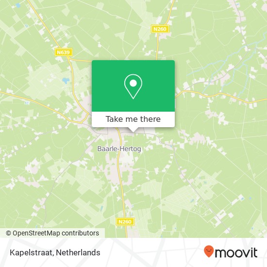 Kapelstraat map