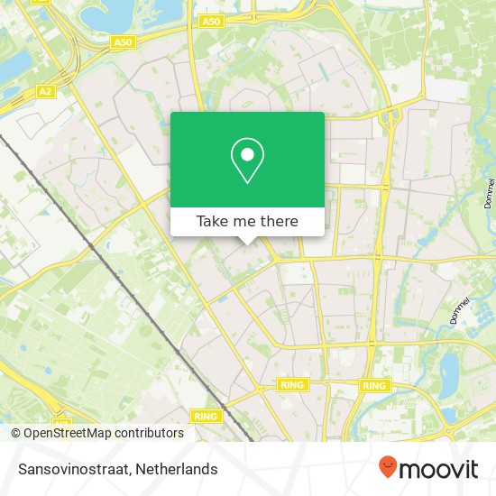 Sansovinostraat map