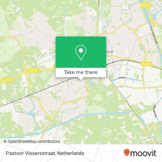 Pastoor Vissersstraat map