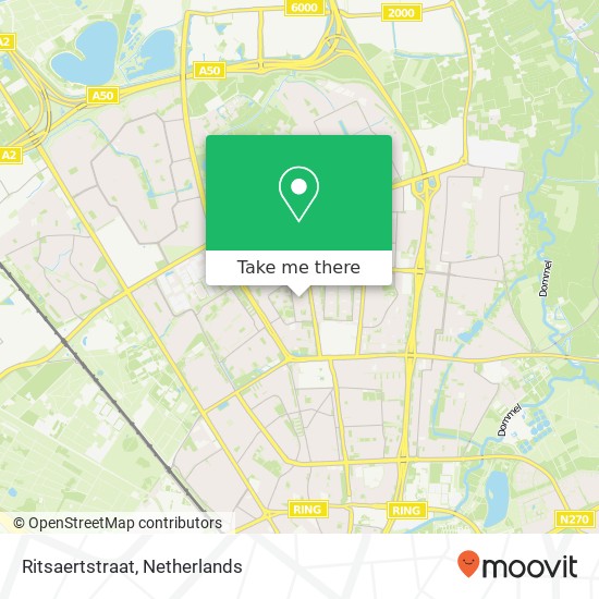 Ritsaertstraat map