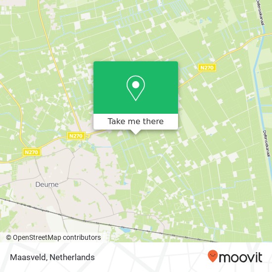 Maasveld map