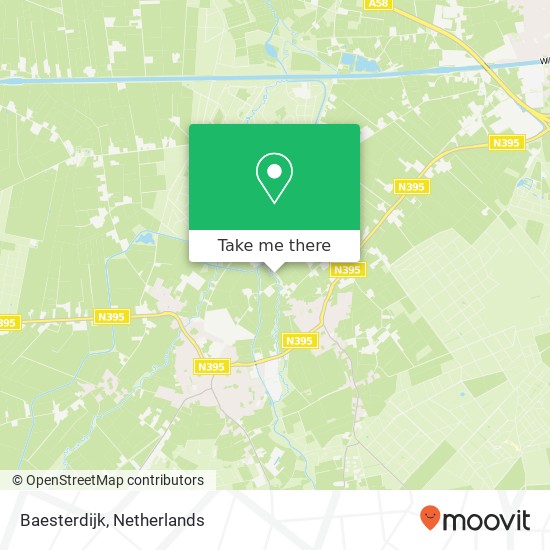 Baesterdijk map