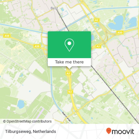 Tilburgseweg map