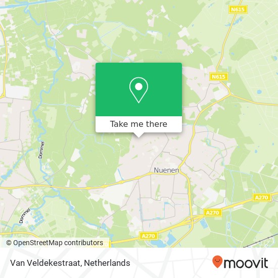 Van Veldekestraat map