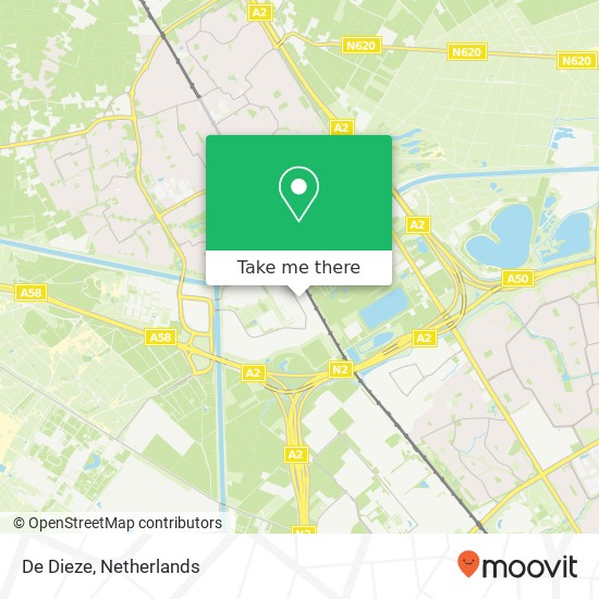 De Dieze map