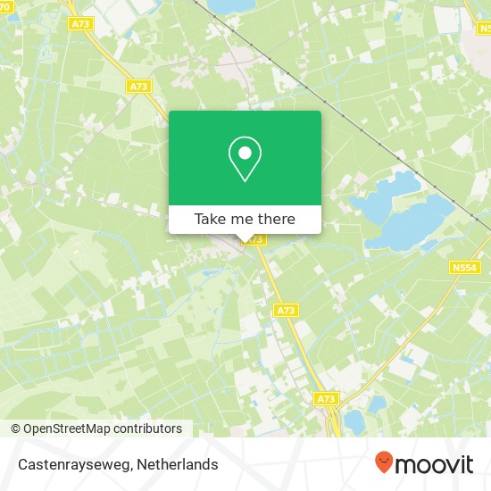 Castenrayseweg map