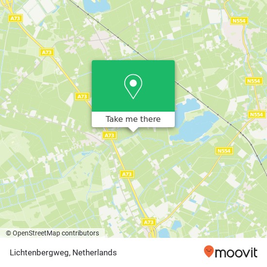 Lichtenbergweg map