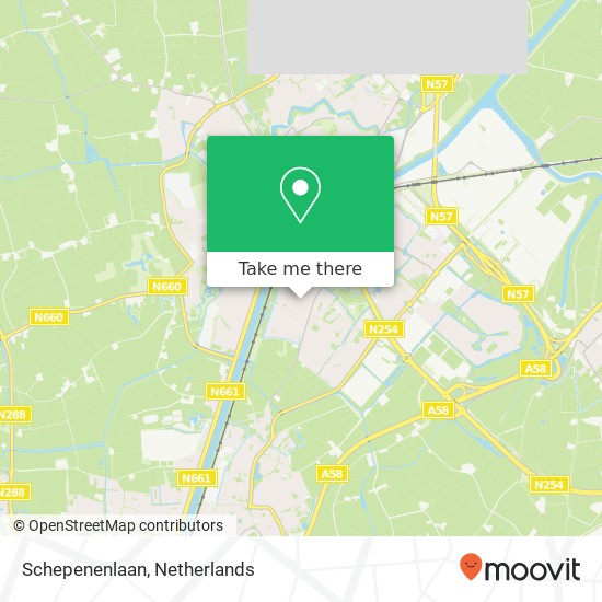 Schepenenlaan map