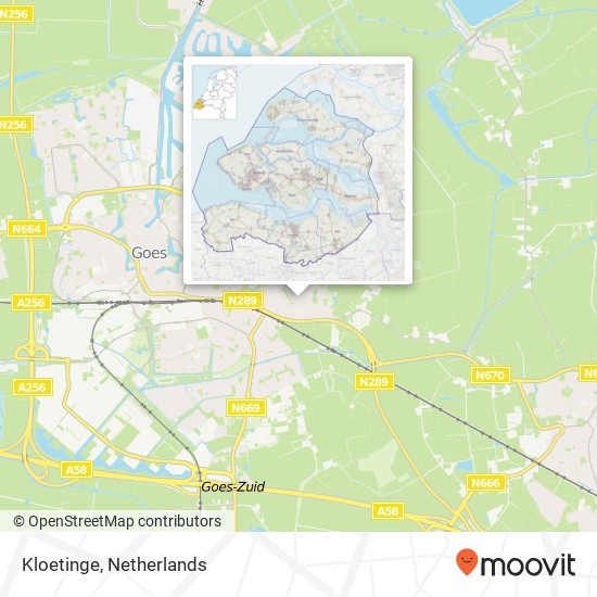 Kloetinge map