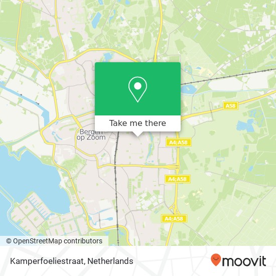 Kamperfoeliestraat map