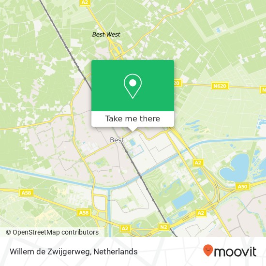 Willem de Zwijgerweg map