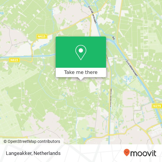 Langeakker map