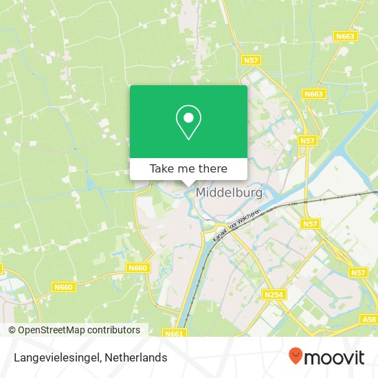 Langevielesingel map