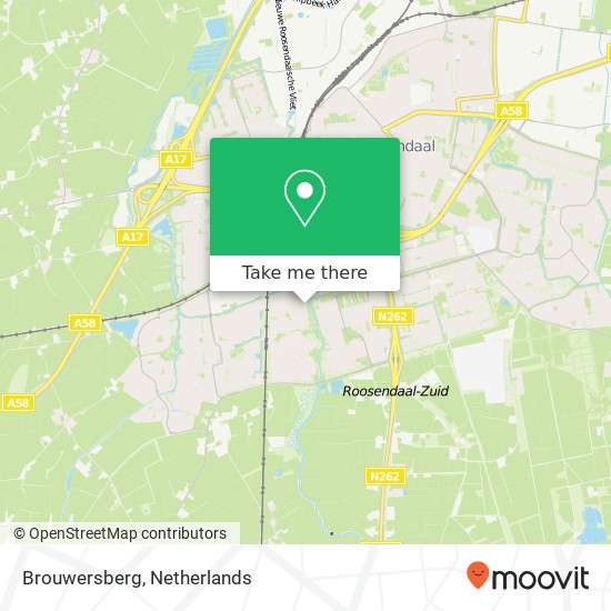 Brouwersberg map