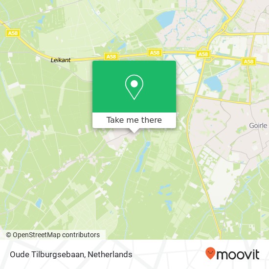 Oude Tilburgsebaan map