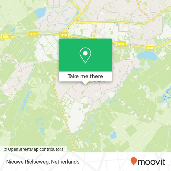 Nieuwe Rielseweg map