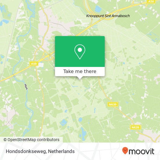 Hondsdonkseweg map