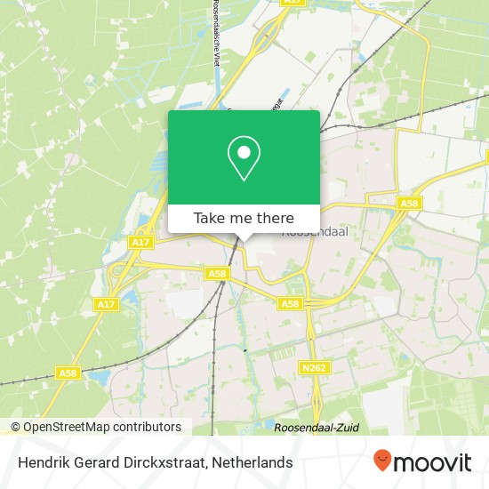 Hendrik Gerard Dirckxstraat map