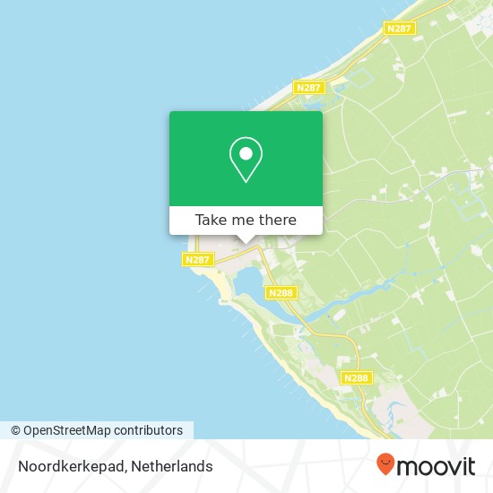 Noordkerkepad map