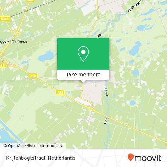 Krijtenbogtstraat map