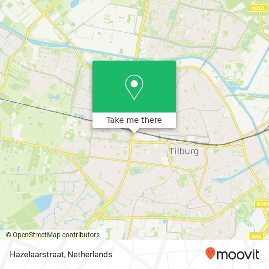 Hazelaarstraat map