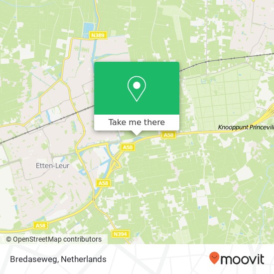 Bredaseweg map