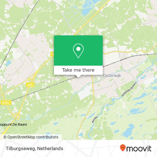 Tilburgseweg Karte