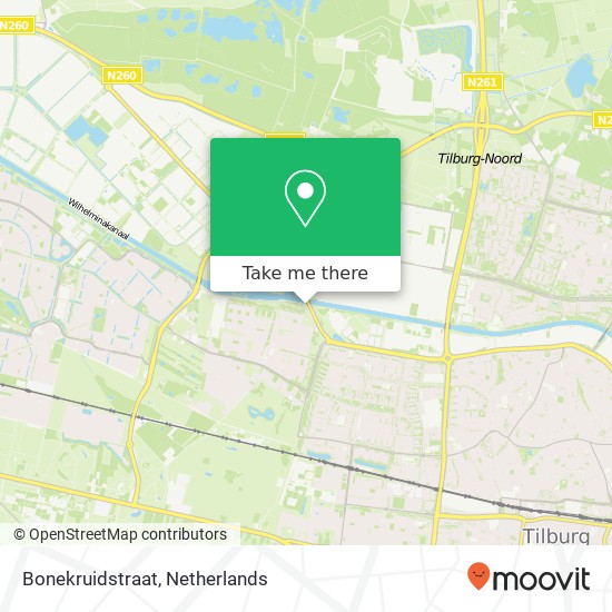 Bonekruidstraat map