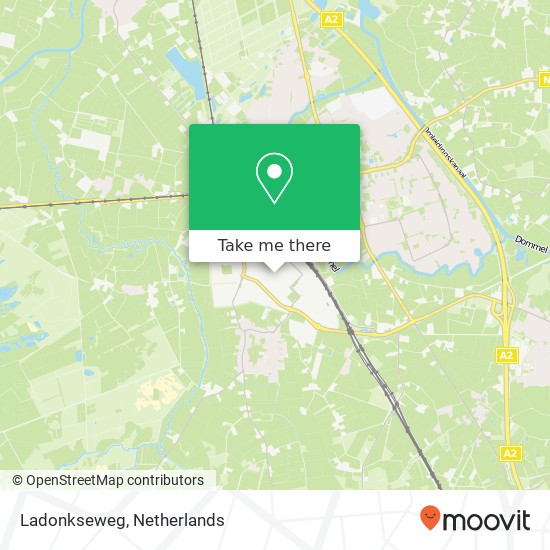 Ladonkseweg map