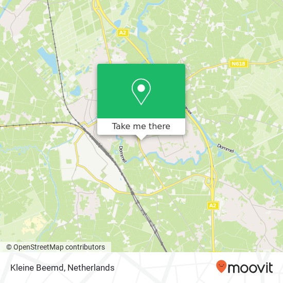 Kleine Beemd map