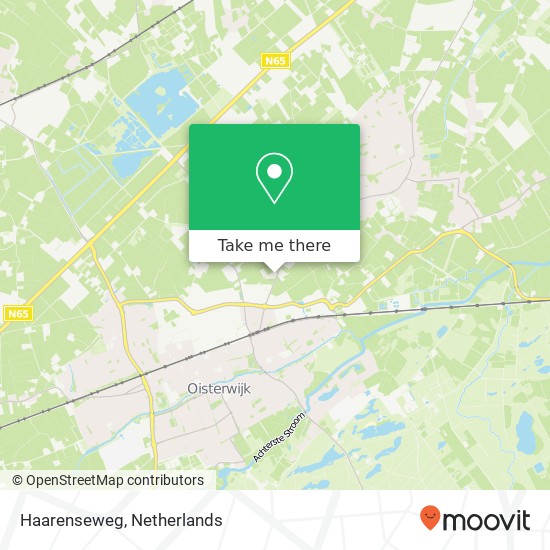 Haarenseweg map