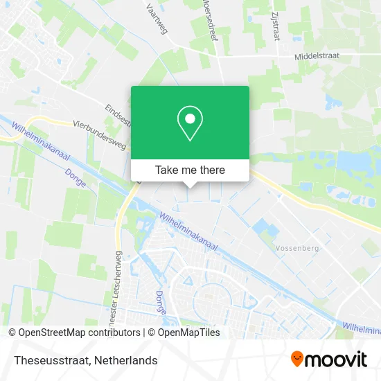 Theseusstraat map