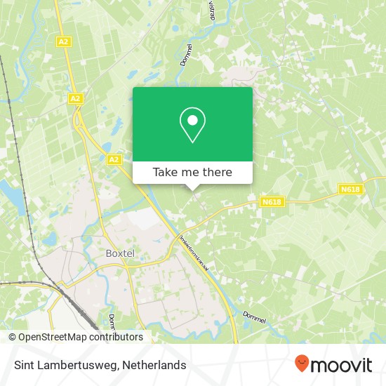 Sint Lambertusweg Karte
