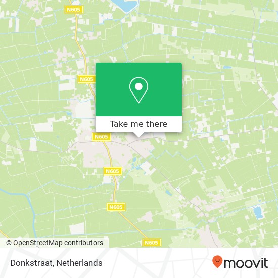 Donkstraat map