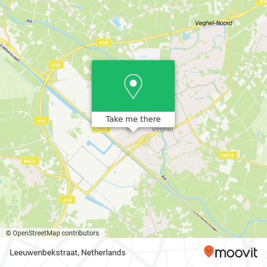 Leeuwenbekstraat map