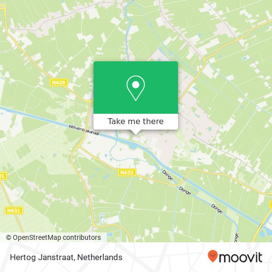 Hertog Janstraat map