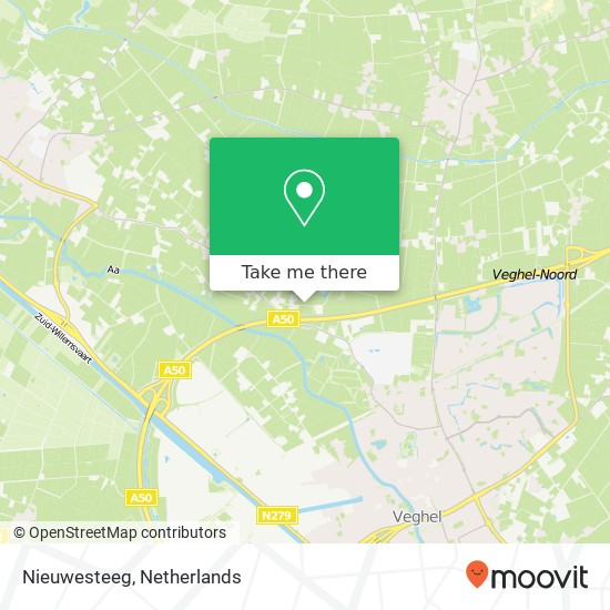 Nieuwesteeg map