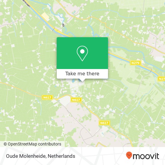 Oude Molenheide map