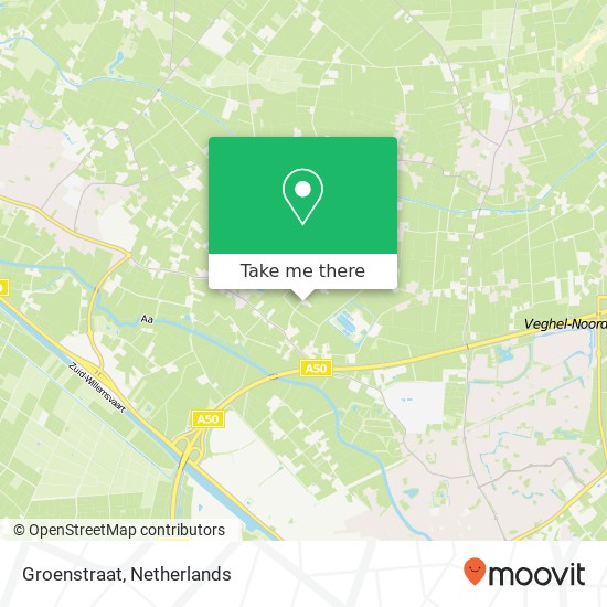 Groenstraat Karte