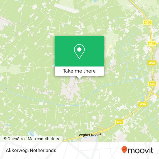 Akkerweg map